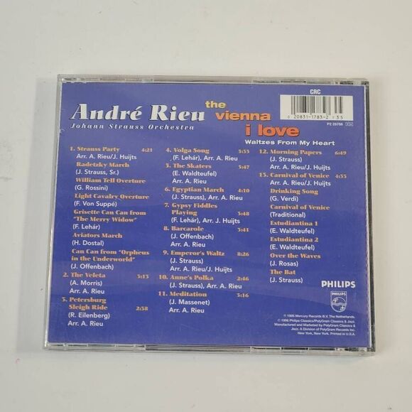 André Rieu, Johann Strauss Orchestra the vienna i love [CD] - Picture 3 of 3